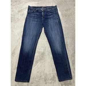 7 for all mankind jeans Women's josefina skinny boyfriend Size 29